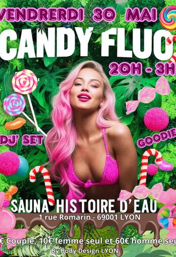 🎉 Soirée CANDY FLUO – Vendredi 30 Mai 🍭💃