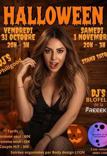 🎃 HALLOWEEN PARTY – LYON 🎃 31/10 et 01/11